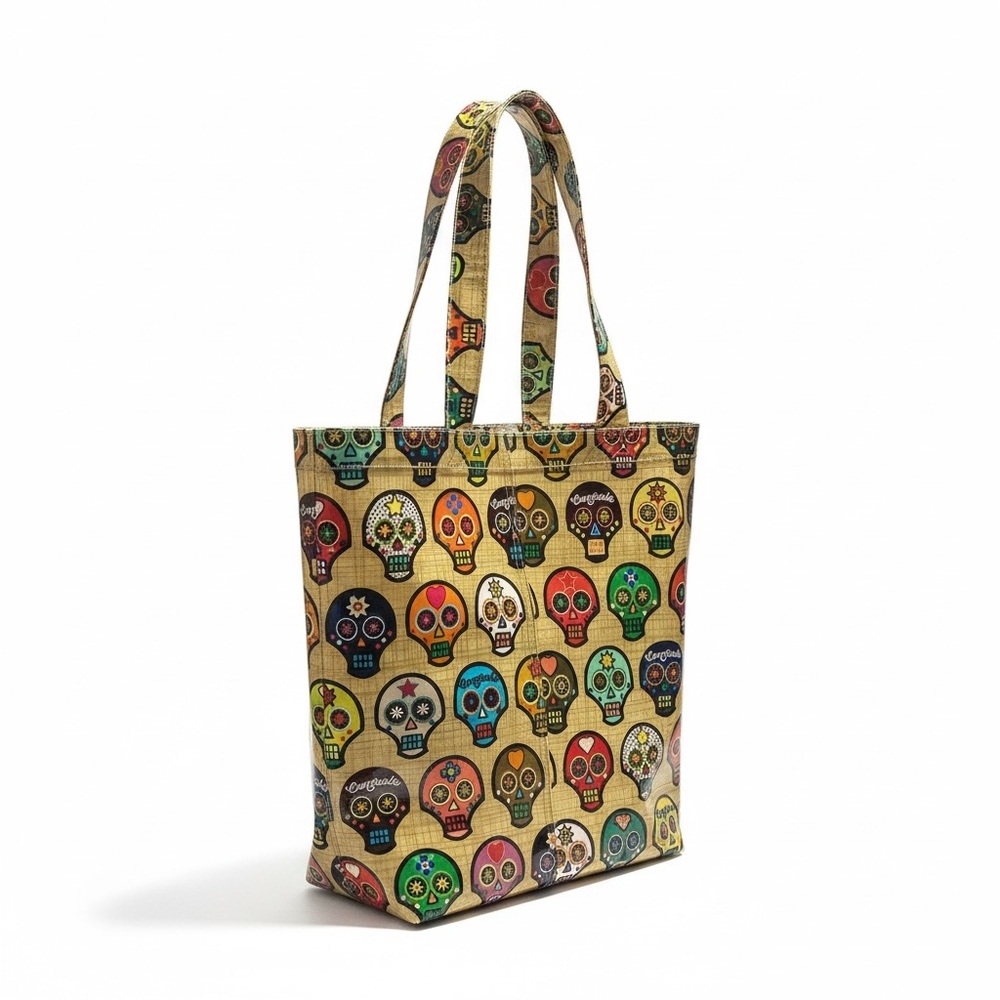 Consuela Sugar Skulls Basic Large Tote Bag - Picture 1 of 13